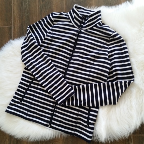 Jones New York Jackets & Blazers - B2G1 NEW Jones New York Striped Athletic Jacket